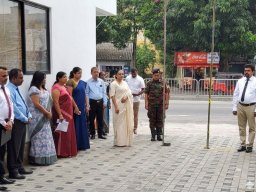 The oath-taking and flag-hoisting ceremony conducted at the commencement of the year on 1st January 2026